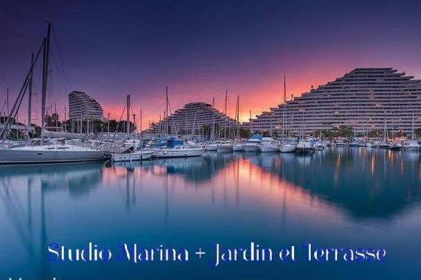Studio Rez De Jardin Marina Baie Des Anges 빌뇌브루베 외부 사진