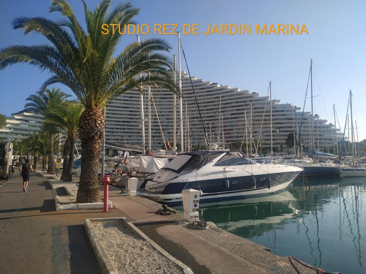 Studio Rez De Jardin Marina Baie Des Anges 빌뇌브루베 외부 사진